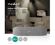 NEDIS ANTENA WEWNĘTRZNA NEDIS Active for DVB-T2 singals gray # - 1463451 - zdjęcie 7